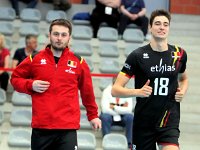 DUMONTSebastien2THYSElias18  Volleyball : Belgique, Lettonie, CEV 2019 Golden League, 