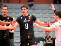 HOFMANSGil9THYSElias1812  Volleyball : Belgique, Lettonie, CEV 2019 Golden League, 