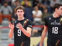 HOFMANSGil9THYSElias1813  Volleyball : Belgique, Lettonie, CEV 2019 Golden League, 